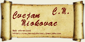 Cvejan Miokovac vizit kartica